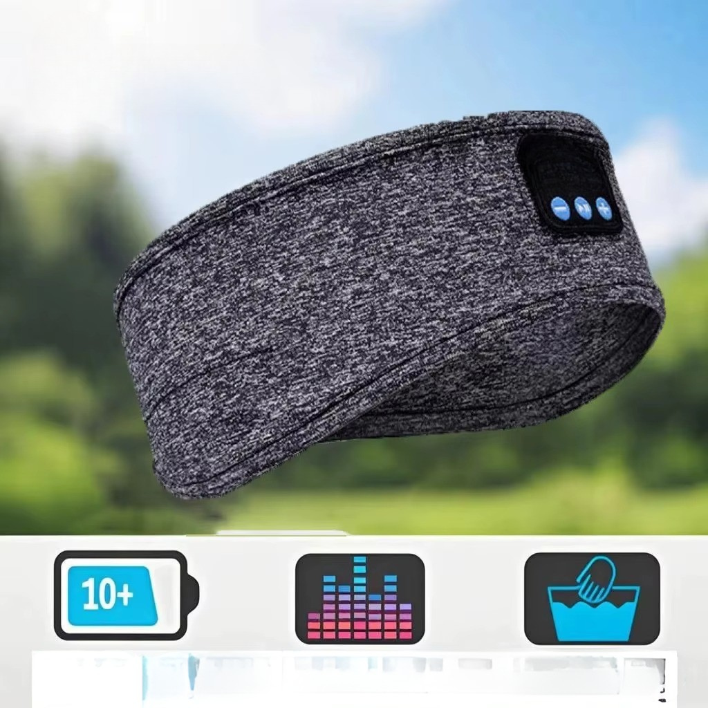 ecouteurs sans fil Bluetooth bandeau de couchage sport hapeau musique multifonctionnel