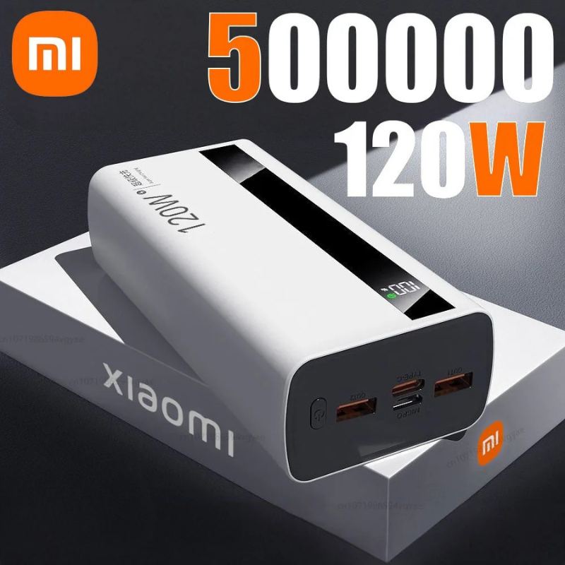 batterie externe haute capacite ultra rapide 50000 mah 120w smartgadgets