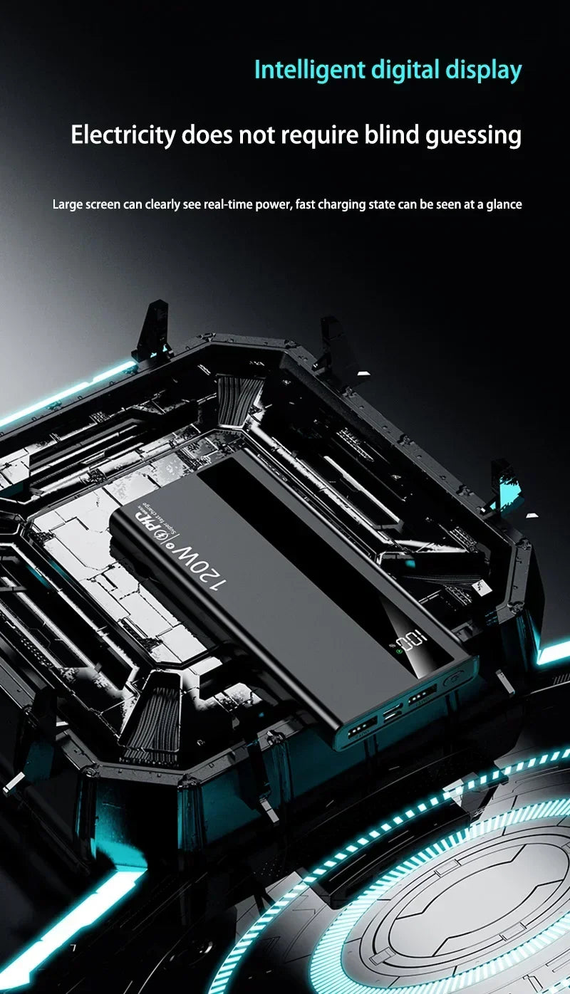 batterie externe haute capacite ultra rapide 50000 mah 120w smartgadgets