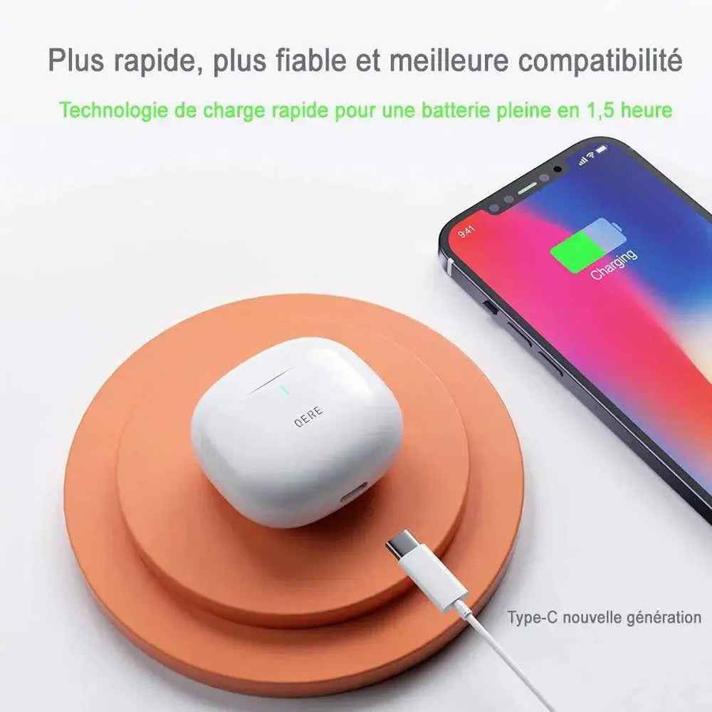 Écouteurs intra-auriculaires sans fil Bluetooth