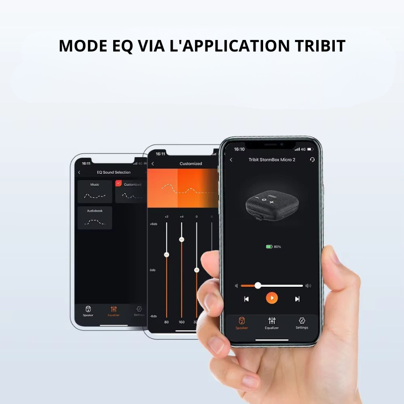 enceinte mini sans-fil portable bluetooth waterproof tribit pocketgo flexible besoins ultra-leger