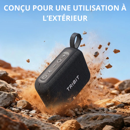 enceinte mini sans-fil portable bluetooth waterproof tribit pocketgo flexible besoins ultra-leger