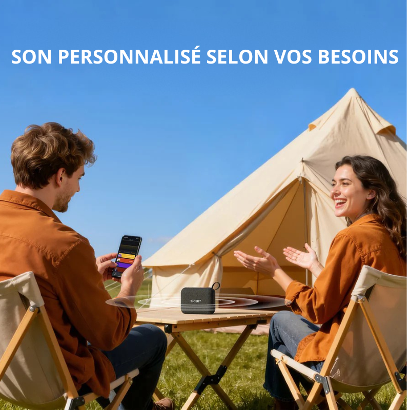 enceinte mini sans-fil portable bluetooth waterproof tribit pocketgo flexible besoins ultra-leger