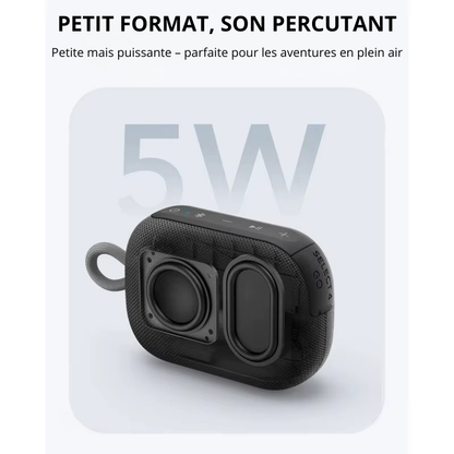 Soundcore Select Haut-parleur Bluetooth 4 Go, ultra portable, jusqu'à 20 heures de lecture, étanche IP67 et anti-poussière