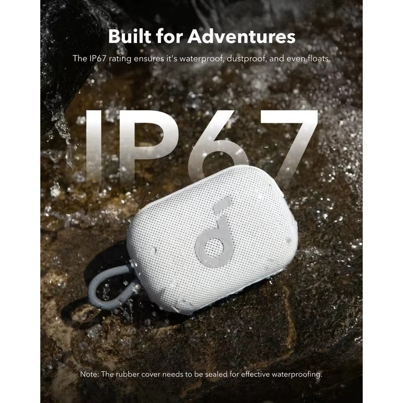 Soundcore Select Haut-parleur Bluetooth 4 Go, ultra portable, jusqu'à 20 heures de lecture, étanche IP67 et anti-poussière