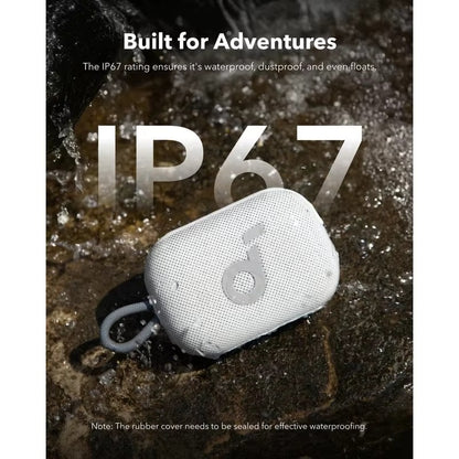 Soundcore Select Haut-parleur Bluetooth 4 Go, ultra portable, jusqu'à 20 heures de lecture, étanche IP67 et anti-poussière