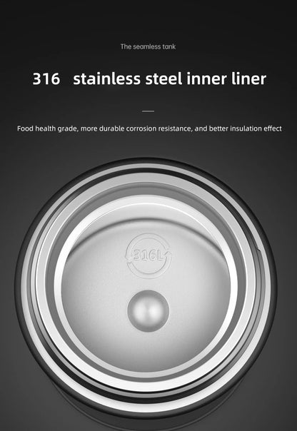 Smart Thermos with Temperature Indicator | Stainless Steel with LED Display 