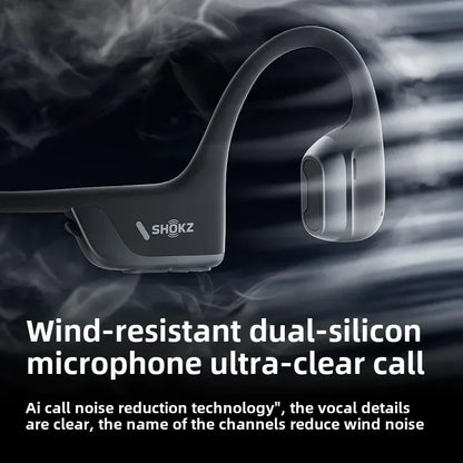 SHOKZ OpenRun Pro 2 Bone Conduction Bluetooth Headphones - Clear Sound and Optimal Comfort