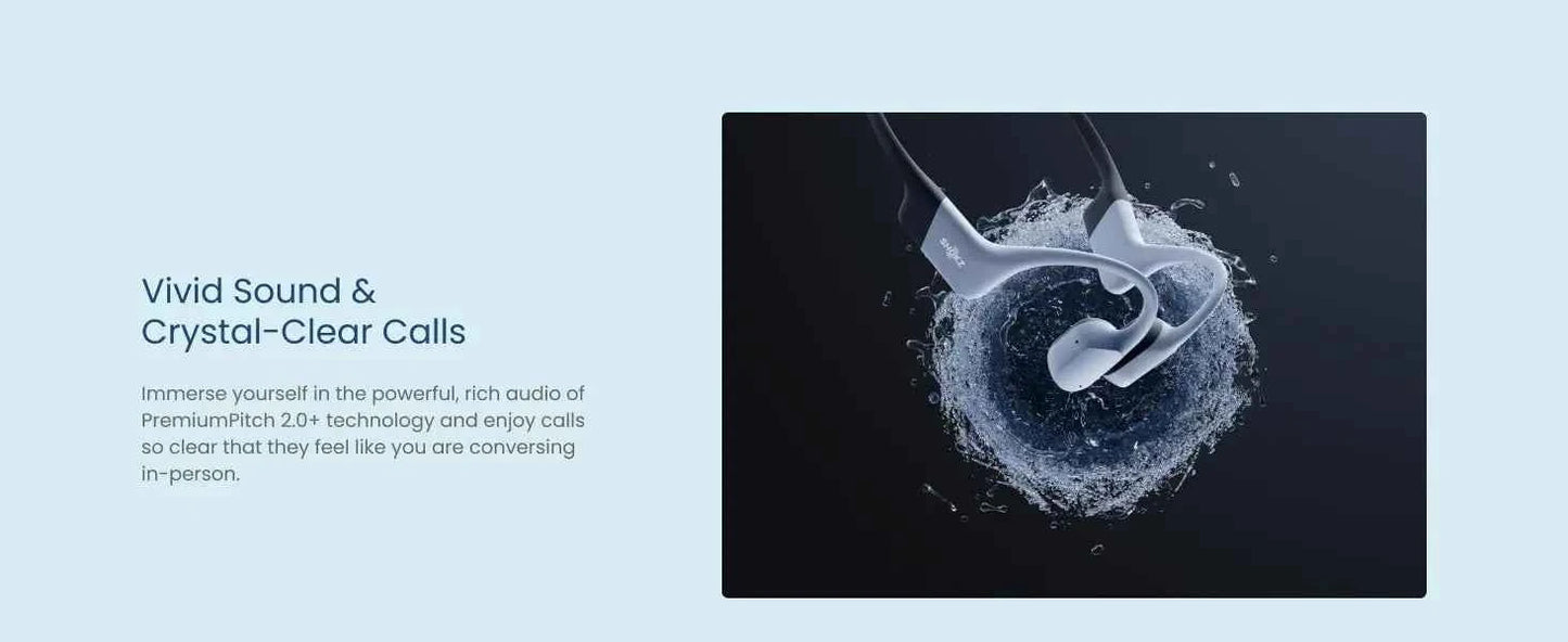 SHOKZ OpenSwim Pro os son sport casque sans fil écouteurs Bluetooth 5.4 IP68 étanche suppression du bruit Micros 9 heures