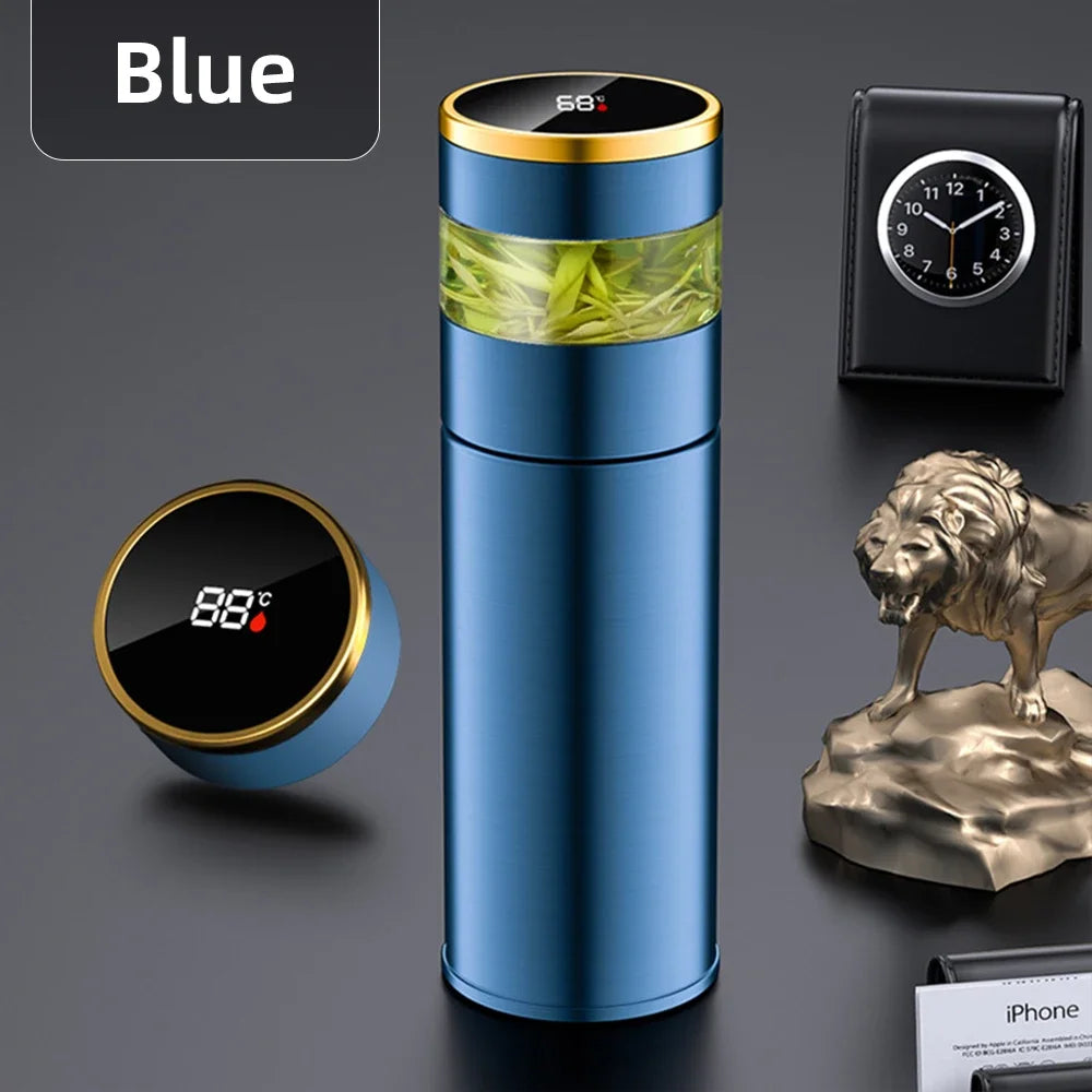 Smart Thermos with Temperature Indicator | Stainless Steel with LED Display 