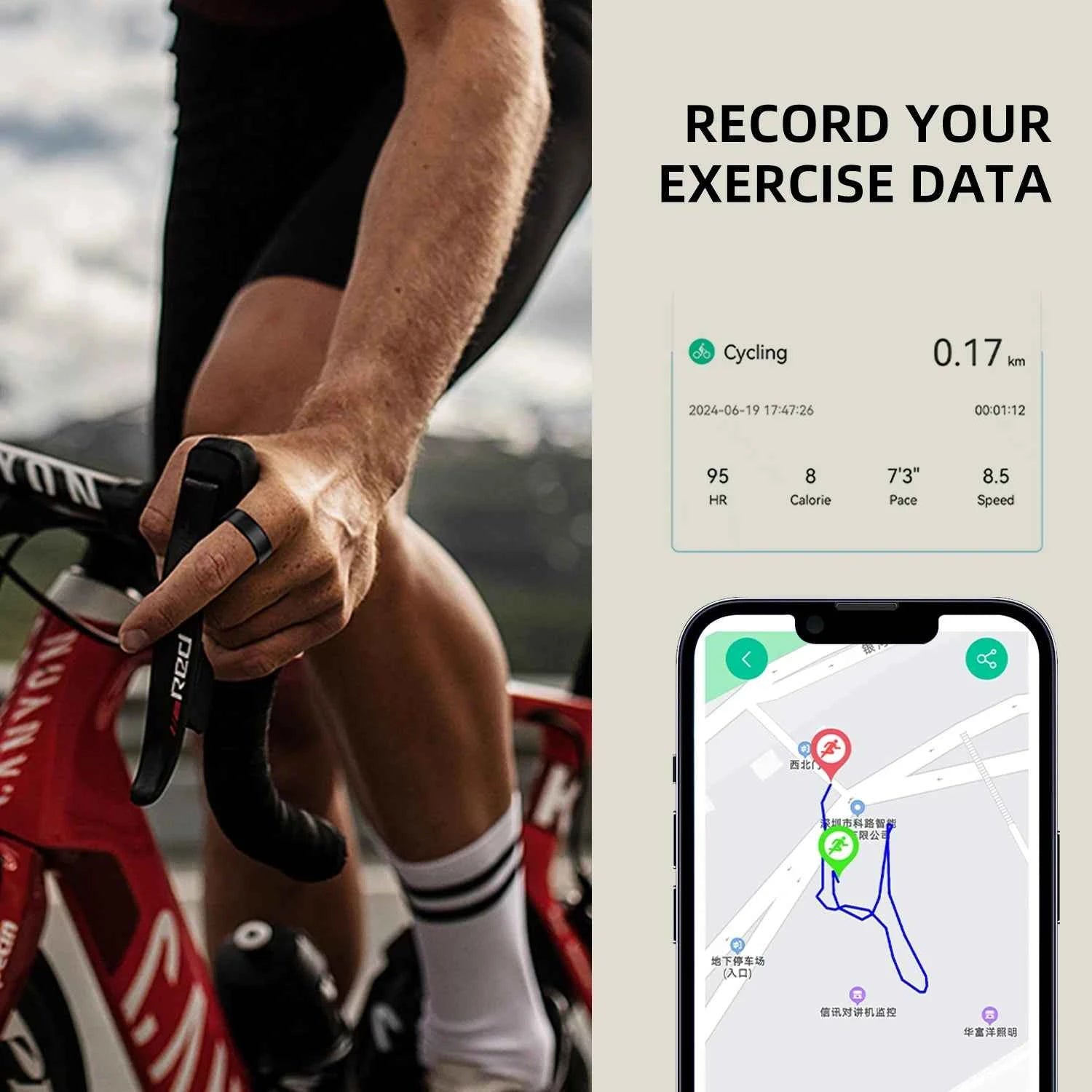 Anneau intelligent 2025 Smartring surveillance de la santé IP68 étanche Modes multi-sports Bluetooth traqueur de sommeil doigt smartring pour hommes