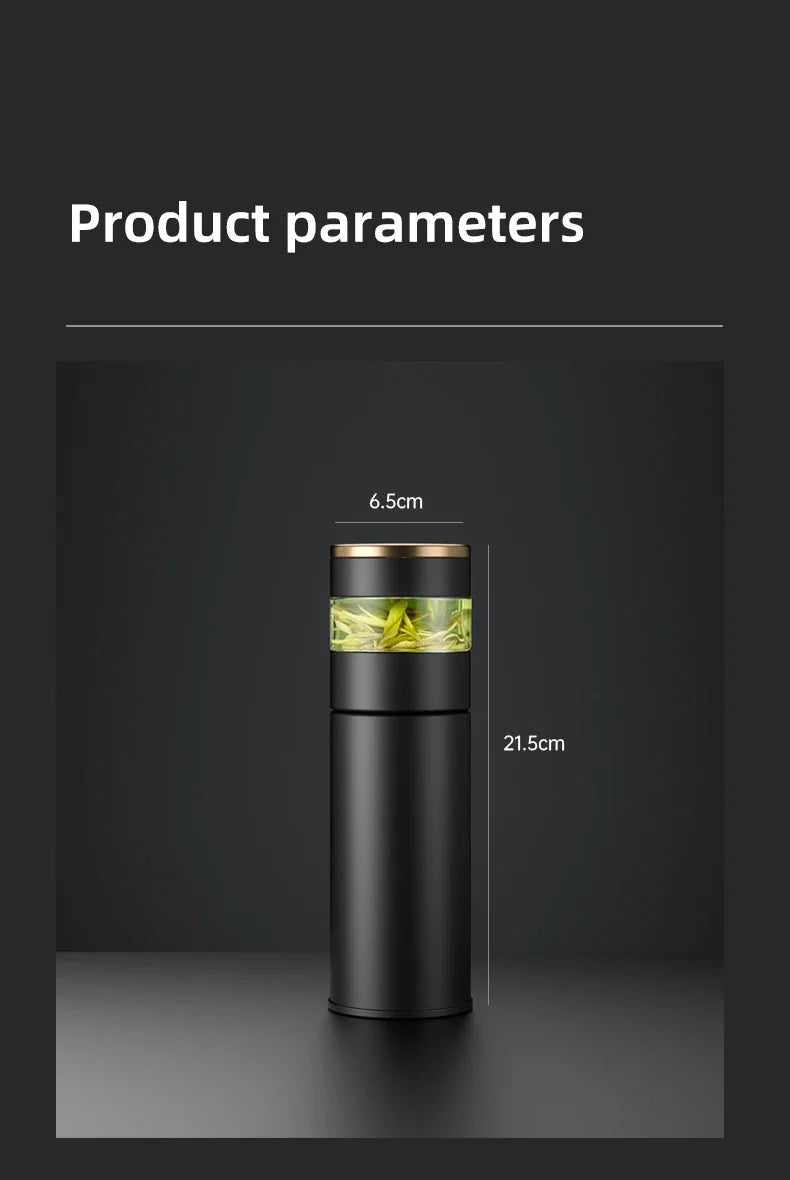 Smart Thermos with Temperature Indicator | Stainless Steel with LED Display 