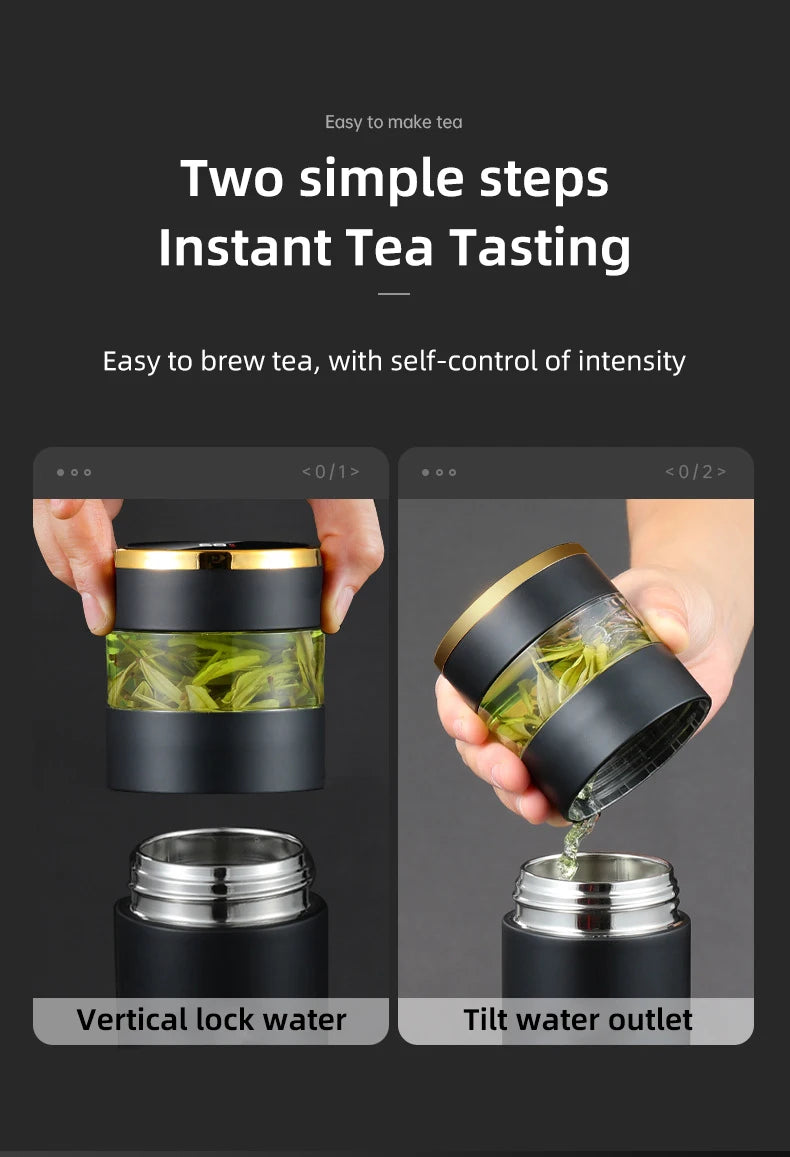 Smart Thermos with Temperature Indicator | Stainless Steel with LED Display 