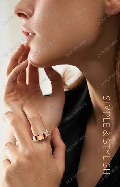 Anneau intelligent 2025 Smartring surveillance de la santé IP68 étanche Modes multi-sports Bluetooth traqueur de sommeil doigt smartring pour hommes