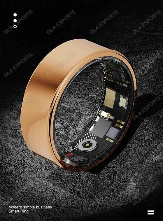 Anneau intelligent 2025 Smartring surveillance de la santé IP68 étanche Modes multi-sports Bluetooth traqueur de sommeil doigt smartring pour hommes