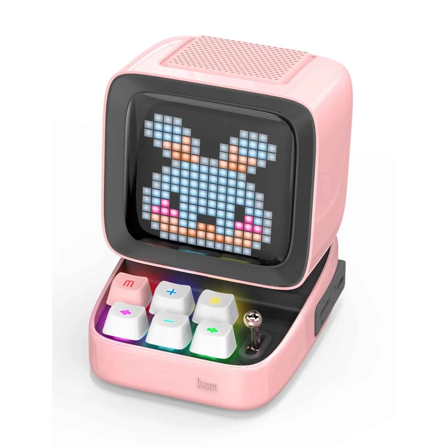 Divoom Ditoo – haut-parleur Portable Bluetooth rétro Pixel Art, alarme-réveil, panneau d'affichage LED, cadeau d'anniversaire, décoration de la maison