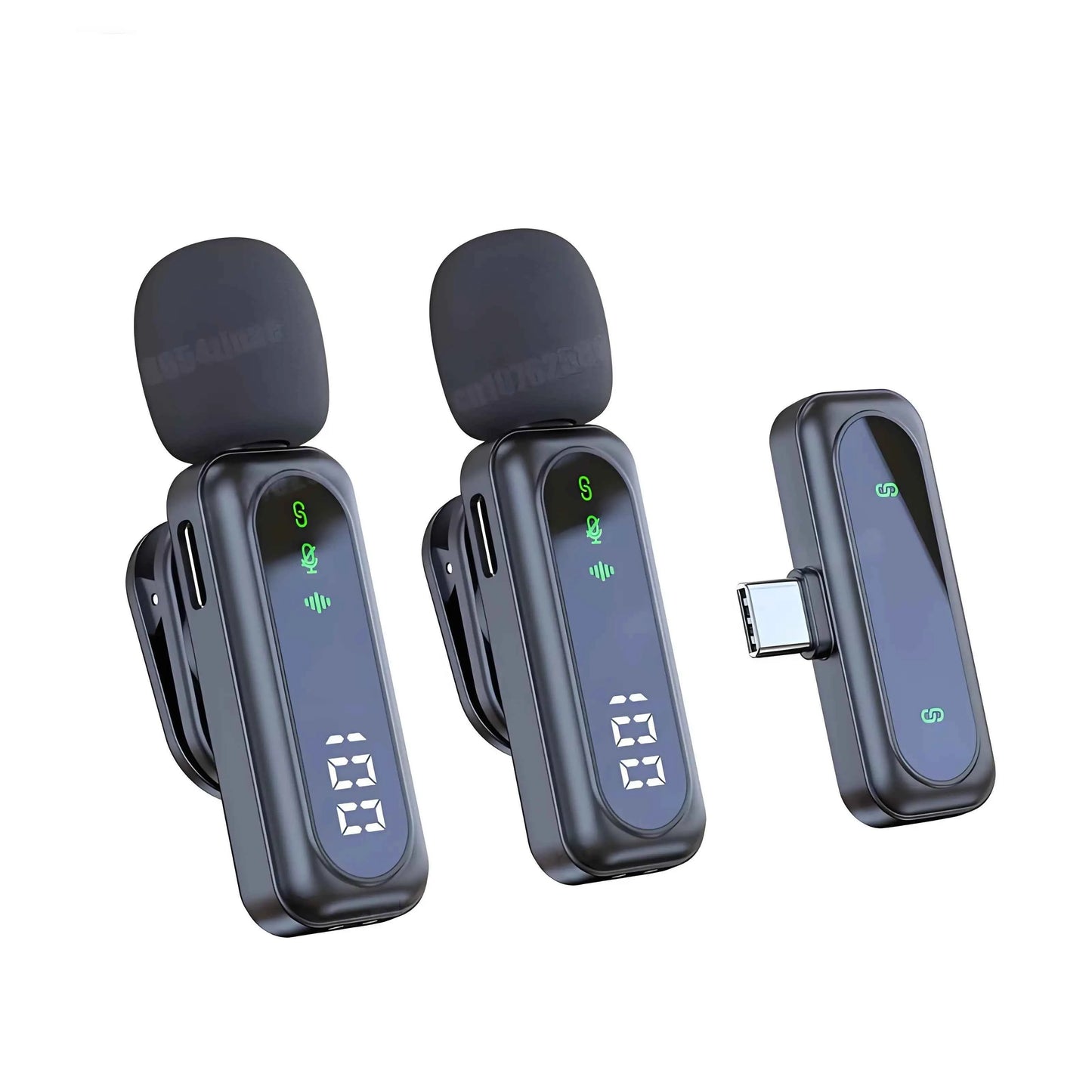 Microphone Lavalier magnétique sans fil, Portable, réduction du bruit, enregistrement Audio, type-c, pour iPhone15 16, Android, PC en direct