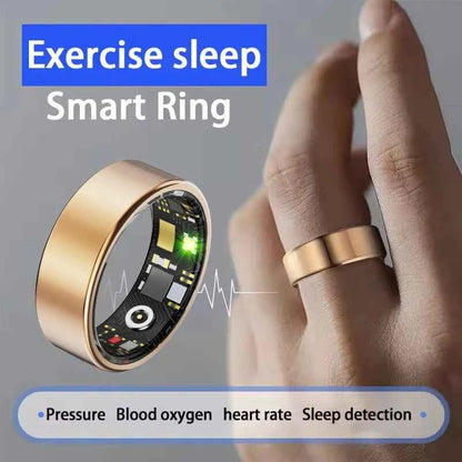 Anneau intelligent 2025 Smartring surveillance de la santé IP68 étanche Modes multi-sports Bluetooth traqueur de sommeil doigt smartring pour hommes