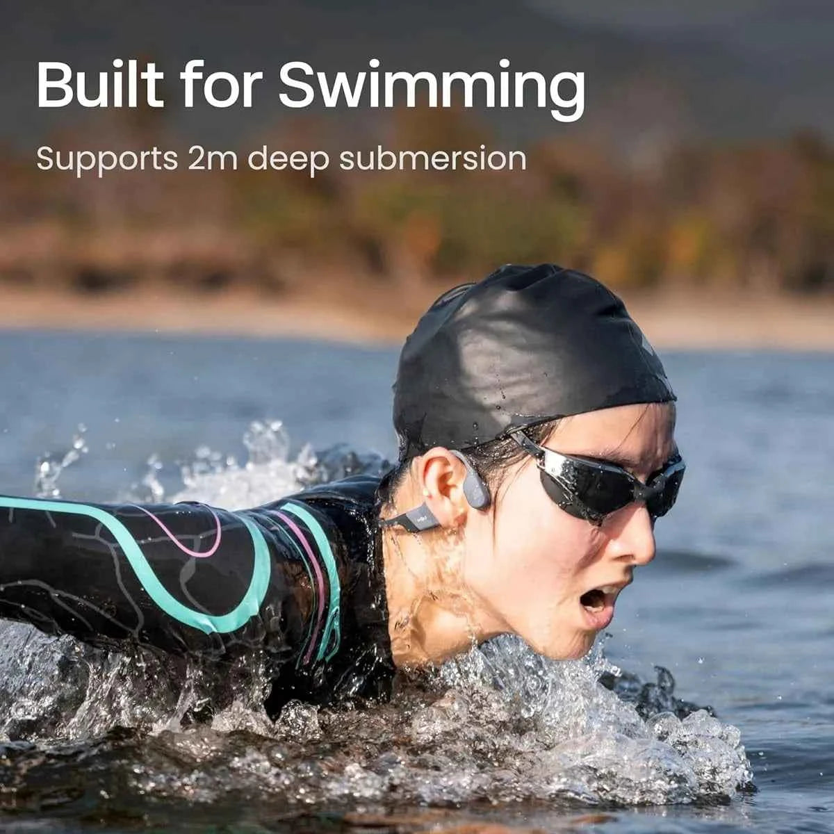 SHOKZ OpenSwim Pro os son sport casque sans fil écouteurs Bluetooth 5.4 IP68 étanche suppression du bruit Micros 9 heures