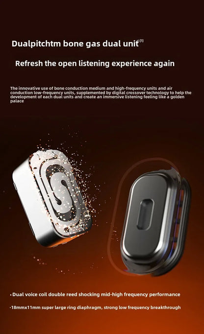 SHOKZ OpenRun Pro 2 Bone Conduction Bluetooth Headphones - Clear Sound and Optimal Comfort