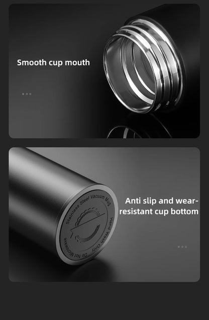 Smart Thermos with Temperature Indicator | Stainless Steel with LED Display 