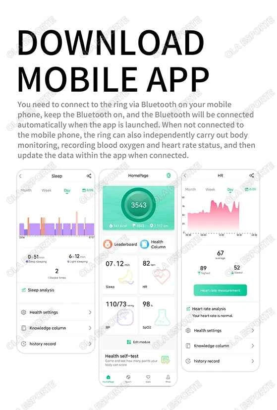 Anneau intelligent 2025 Smartring surveillance de la santé IP68 étanche Modes multi-sports Bluetooth traqueur de sommeil doigt smartring pour hommes