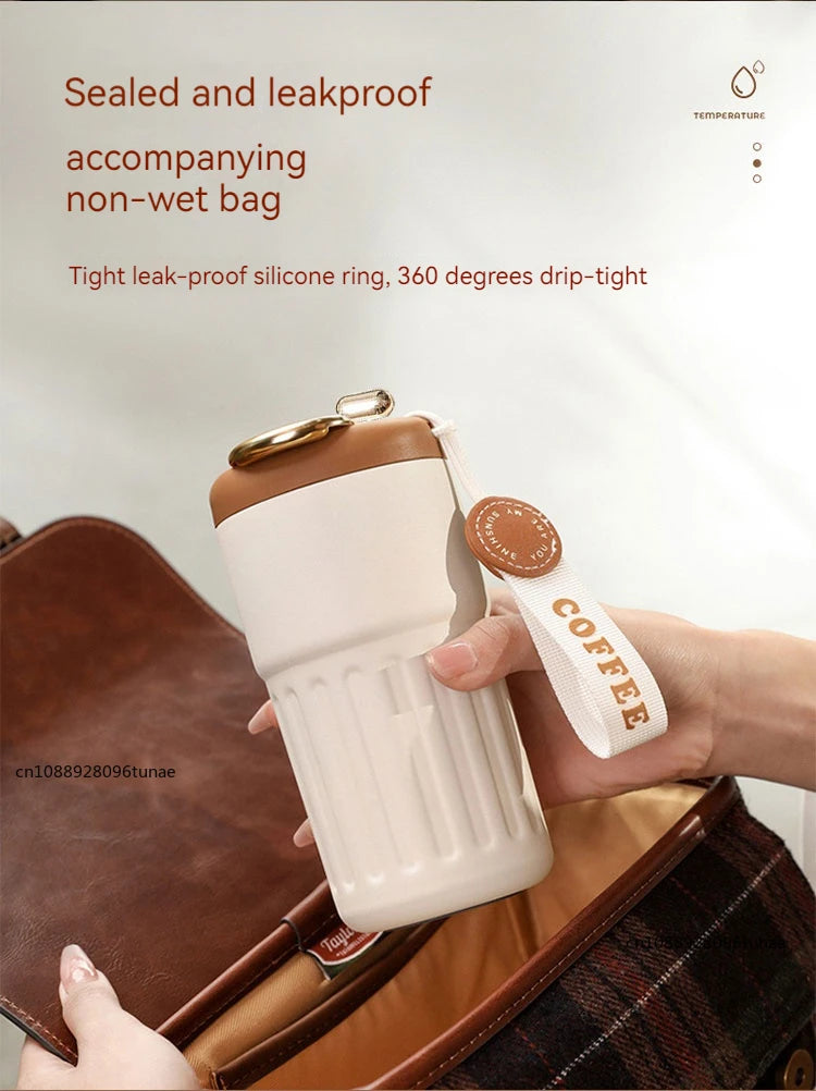 Stainless Steel Coffee Mug with Smart Digital Display | LED