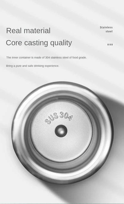 thermos intelligent inoxidable affichage numerique led bouteille tasse acier 3 variants sealing real material