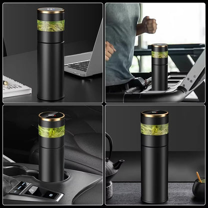 Smart Thermos with Temperature Indicator | Stainless Steel with LED Display 