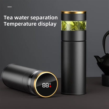 Smart Thermos with Temperature Indicator | Stainless Steel with LED Display 