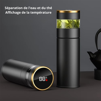 Smart Thermos with Temperature Indicator | Stainless Steel with LED Display 