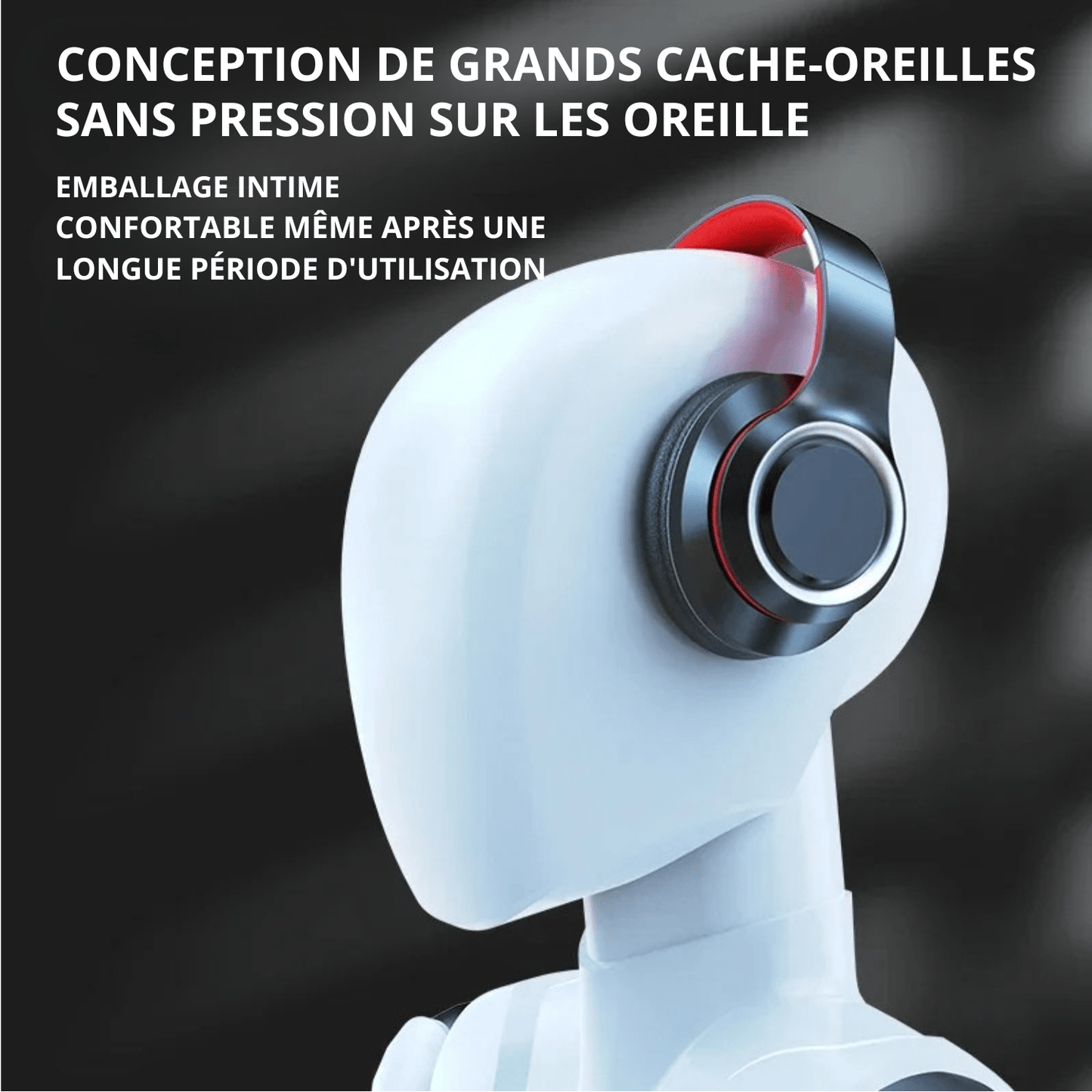 Écouteurs Bluetooth sans fil Lenovo avec micro, carte TF et écran LED - SoundFlex - LENOVO - SmartGadgets