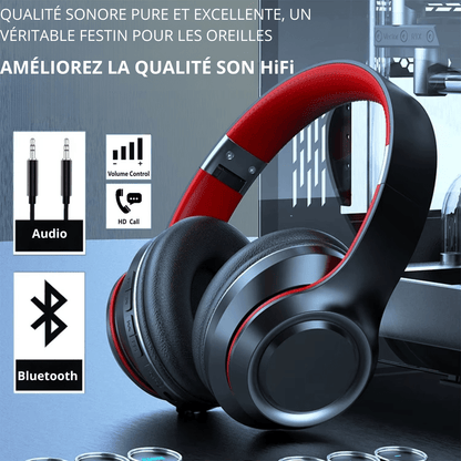 Écouteurs Bluetooth sans fil Lenovo avec micro, carte TF et écran LED - SoundFlex - LENOVO - SmartGadgets