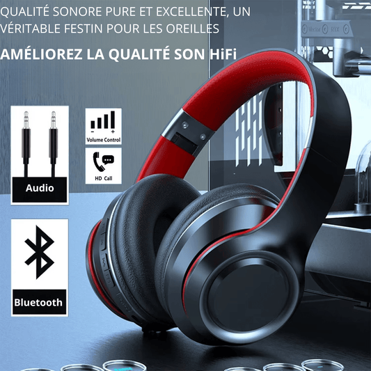 Écouteurs Bluetooth sans fil Lenovo avec micro, carte TF et écran LED - SoundFlex - LENOVO - SmartGadgets