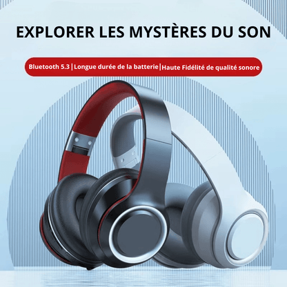 Écouteurs Bluetooth sans fil Lenovo avec micro, carte TF et écran LED - SoundFlex - LENOVO - SmartGadgets