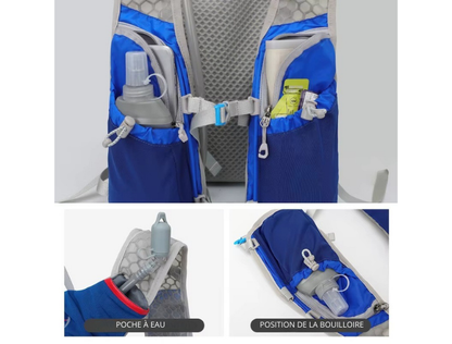 gilet leste ajustement rapide poche eau bouilloire