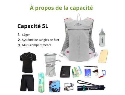 gilet leste ajustement rapide sports capacite
