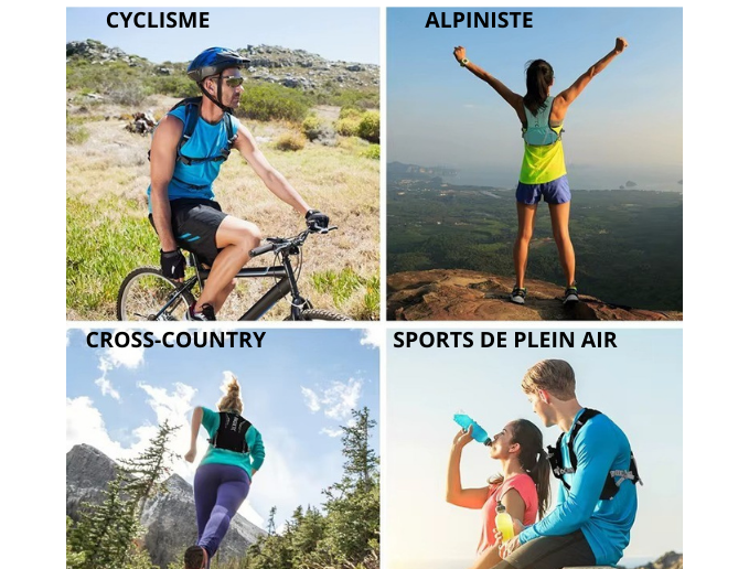 gilet leste ajustement rapide sports